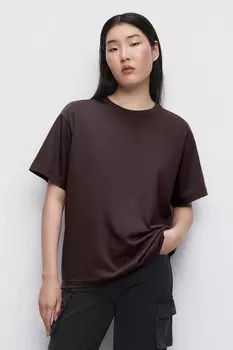Футболка oversize хлопковая однотонная