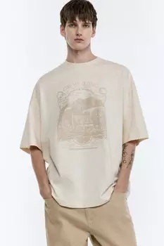 Футболка oversize с принтом