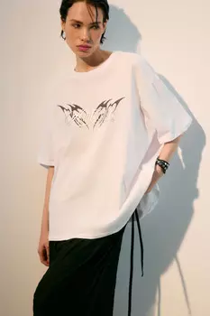 Футболка oversize с принтом