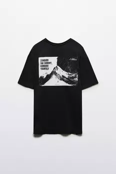 Футболка oversize с принтом