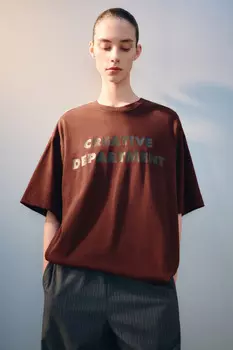 Футболка oversize с принтом