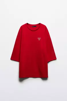 Футболка oversize с принтом