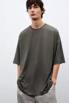 Футболка oversize с вареным эффектом