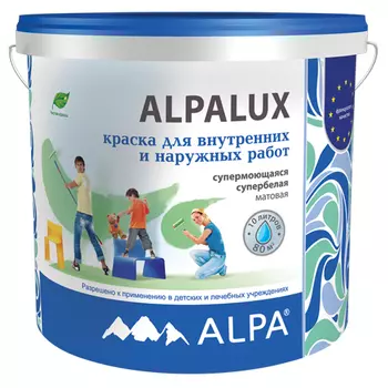 Краска Альпалюкс DIY база прозрачная С 9,06л