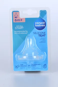 Соска EasyStart д/бутыл с шир горлом силикон средний поток, с 6 мес