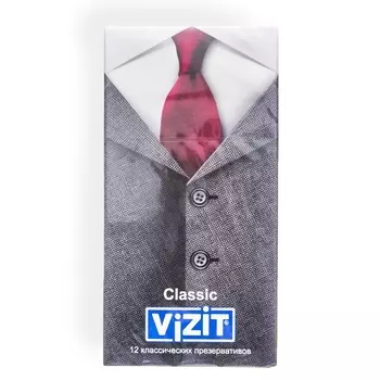 Vizit Презервативы классические, 12 шт (Vizit, Презервативы)