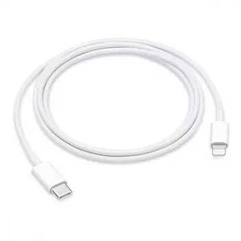 Кабель USBC - Lightning, 1 м Белый