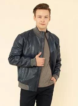Кожаный бомбер 06, КАЛЯЕВ
