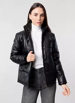 Кожаный пуховик HUSSAIN LEATHER INDUSTRIES PVT LTD, КАЛЯЕВ
