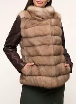 Куртка из куницы Азиза 01, КАЛЯЕВ