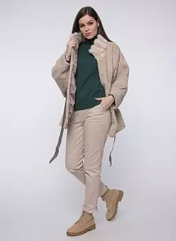 Куртка кокон из овчины 01, КАЛЯЕВ
