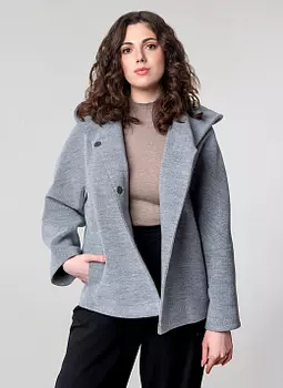 Куртка полушерстяная с капюшоном 285, КАЛЯЕВ