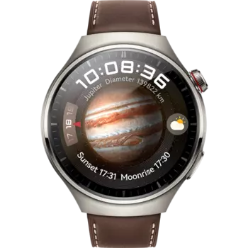 Умные часы HUAWEI Watch 4 Pro LTE, кожаный ремешок