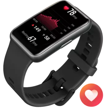 Умные часы HUAWEI Watch Fit, графитово-черные