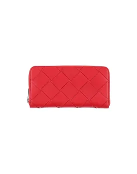 Кошелек Bottega Veneta, красный