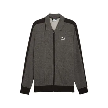 Puma T7 Олимпийка Мужская Куртка Серая 626397-01 XS