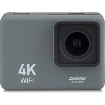 Экшн-камера Digma DiCam 810 серый