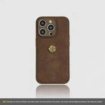 Чехол Camellia Leather с защитой от падений для Apple iPhone 11/12/13Pro/14ProMax iPhone 11 Pro