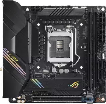 Материнская плата ASUS ROG STRIX H470-I GAMING Socket 1200 H470 2xDDR4 1xPCI-E 16x 4 mini-ITX Retail 90MB12U0-M0EAY0