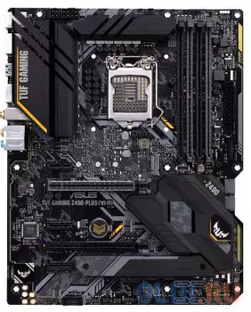 Материнская плата ASUS TUF GAMING Z490-PLUS (WI-FI) Socket 1200 Z490 4xDDR4 2xPCI-E 16x 3xPCI-E 1x 6 ATX Retail