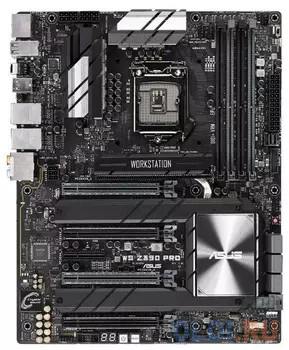 Материнская плата ASUS WS Z390 PRO Socket 1151 v2 Z390 4xDDR4 4xPCI-E 16x 1xPCI-E 4x 6 ATX Retail 90SW00L0-M0EAY0