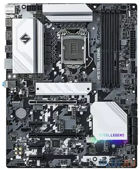 Материнская плата ASRock H570 STEEL LEGEND Socket 1200 H570 AMD X570 4xDDR4 2xPCI-E 16x 3xPCI-E 1x 6 ATX Retail
