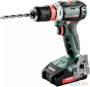 Metabo BS 18 L BL Q Безударная дрель-шуруповерт [602327500] { 18 В Li, 2х2.0 LiIon,кейс, 1.2 кг }