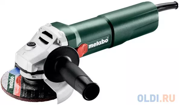 Metabo W 1100-125 УШМ [603614010] {1100вт,125мм,картон }