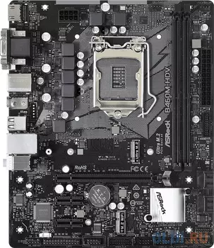 Материнская плата ASRock B460M-HDV Socket 1200 B460 2xDDR4 1xPCI-E 16x 2xPCI-E 1x 4 mATX Retail