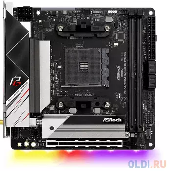 Материнская плата ASRock B550 PHANTOM GAMING-ITX/AX Socket AM4 AMD B550 2xDDR4 1xPCI-E 16x 4 mini-ITX Retail