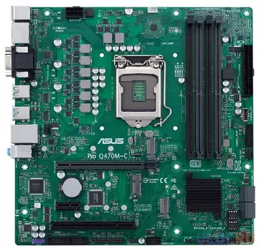 Материнская плата ASUS PRO Q470M-C/CSM Socket 1200 Q470 4xDDR4 1xPCI-E 16x 1xPCI 1xPCI-E 1x 6 mATX Retail