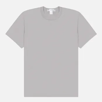 Мужская футболка Comme des Garcons SHIRT Basic Logo Back, цвет серый, размер M