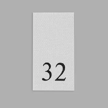 Этикетка-размерник, белый, 10*20 мм, упак./100 шт. (32)