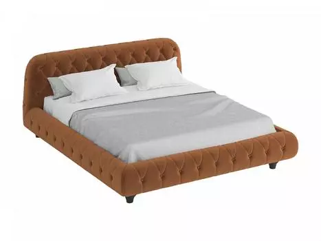 Кровать cloud (ogogo) коричневый 209x95x248 см.