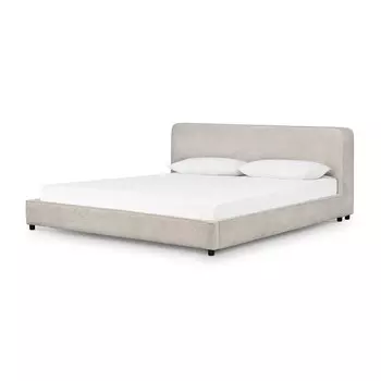 Кровать “curved modern” (idealbeds) серый 154x90x228 см.