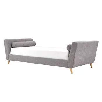 Кровать детская barnes (idealbeds) серый 240x70x130 см.