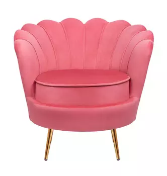 Кресло pearl karmin (mak-interior) розовый 85x75x75 см.