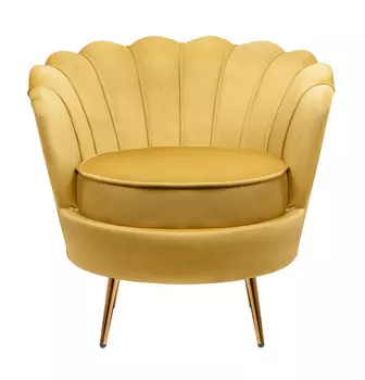 Кресло pearl yellow (mak-interior) желтый 85x75x75 см.