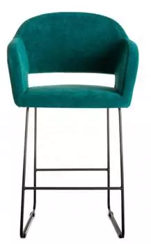 Кресло полубарное oscar (r-home) зеленый 60x98x59 см.