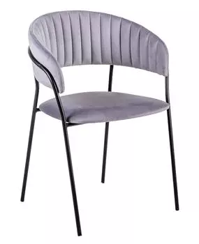 Кресло portman grey (r-home) серый 52x78x54 см.