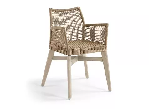 Кресло rodini (la forma) коричневый 53x81x57 см.