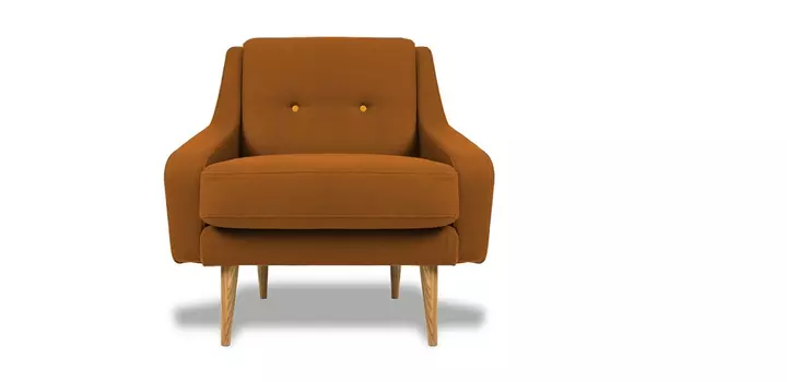 Кресло одри orange (vysotkahome) оранжевый 85x85x85 см.