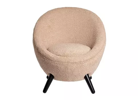 Кресло розовое moon (garda decor) розовый 79x83x83 см.