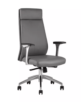 Кресло руководителя topchairs armor (stoolgroup) серый 64x119x66 см.
