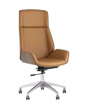 Кресло руководителя topchairs crown (stoolgroup) коричневый 60x113x64 см.