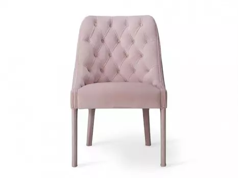 Кресло с каретной стяжкой pearl (icon designe) розовый 57x95x65 см.