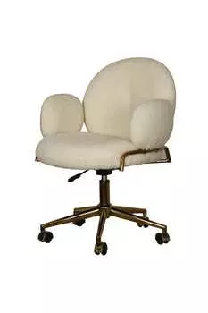 Кресло офисное клауд tw-1137-of, молочный (ist casa) бежевый
