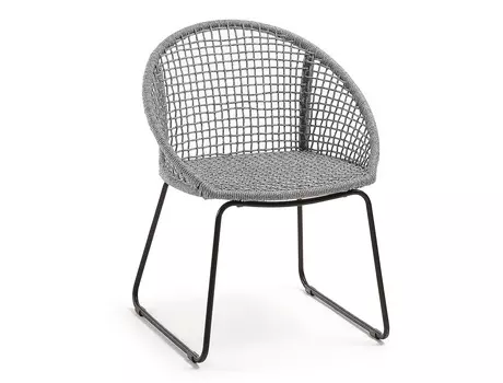 Кресло sandrine (la forma) серый 57x85x56 см.