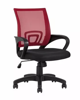 Кресло офисное topchairs simple (stoolgroup) красный 56x95x55 см.