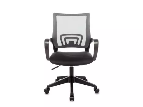 Кресло офисное topchairs st-basic (stoolgroup) серый 58x89x60 см.